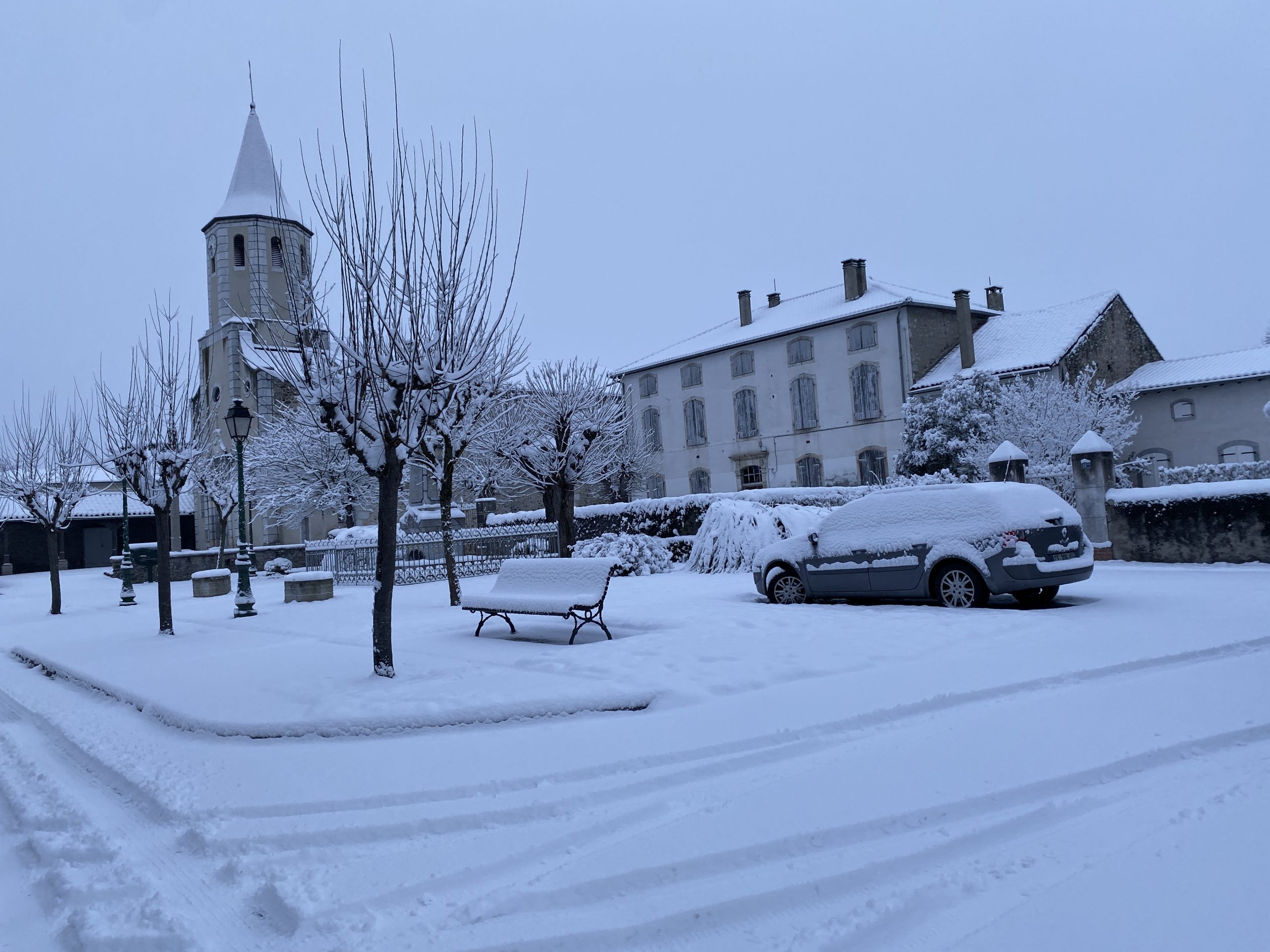 La tempête Filomena est accueillie dans notre village PointisdeRivière